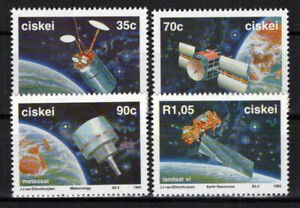 South Africa Ciskei 191-194 MNH Space Satellites Communication ZAYIX 0424S0062M