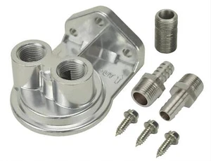 Derale Remote Oil Filter Mount : suit Small Block FITS Chrysler Valiant - Foto 1 di 2