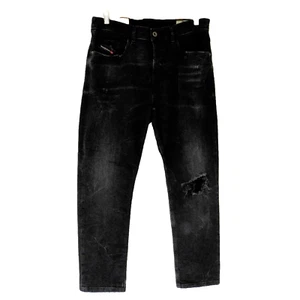 Pantalones de mezclilla Diesel D-EETAR 069DV para hombre 33W 30L negros elásticos ajustados - Imagen 1 de 14