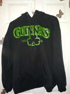Guinness Beer LG Green Hoodies EUC - Picture 1 of 7
