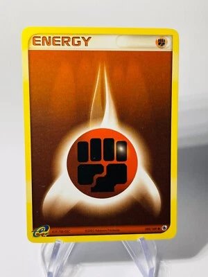 FIGHTING ENERGY 2003 Pokemon EX Ruby & Sapphire Basic Energy POKÉMON 105/109 - Image 1 of 2