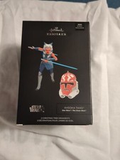 2020 STAR WARS CELEBRATION EXCLUSIVE HALLMARK CLONE WARS AHSOKA TANO ORNAMENT