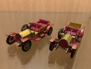 2 x Vintage 1912 Simplex NoY-9 Matchbox 'Models of Yesteryear' Lesley Diecast - Picture 1 of 9