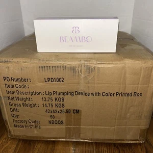 Lot (50) Beambo THE LIP GIZMO Pucker Up Plumping Lip Suction Device NEW & Sealed - Picture 1 of 9