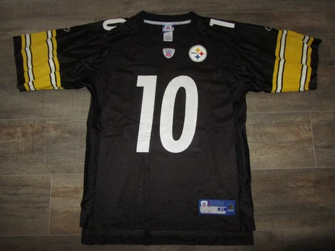 Pittsburgh Steelers Santonio Holmes Reebok NFL Football Jersey M Vintage Team Cover