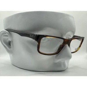 New Ray Ban RB5245 Brown Tortoise & Grey Eyeglass Frame 52/17/140 - Picture 1 of 6