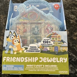 Bluey Friendship Jewelry Case Toy New With Box Bingo Beads Bracelets Necklace  - Picture 1 of 3