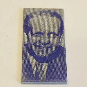 Vintage Metall Druckplatte Block Foto Negativ 0,75 Zoll x 1,75 Zoll Dr. Frank Horsfall - Bild 1 von 2