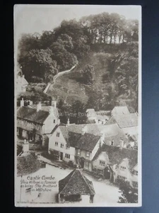 Wiltshire: Castle Combe c1929 Old Postcard - Picture 1 of 2