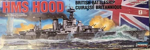 Lindberg 70895 HMS Hood British Battleship autentico scala 1/400 kit TUTTE LE PARTI - Foto 1 di 12