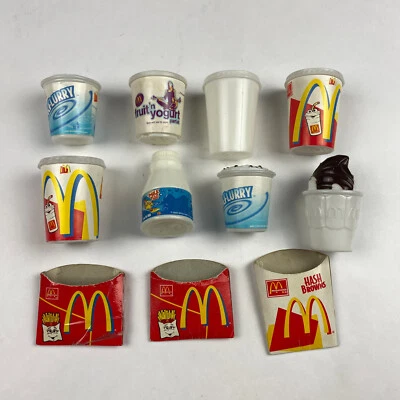 Piezas de repuesto de juguete de comida vintage CDI McDonalds Play mcFlurry parfait bebidas Foto 1 de 4