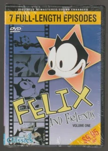 FELIX AND FRIENDS DVD Vol 1 Cartoons 7 Shows F - Foto 1 di 2