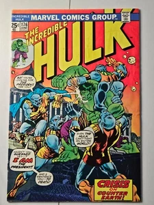 Incredible Hulk #176 Trimpe Cover Marvel Comics 1974 F - Picture 1 of 7