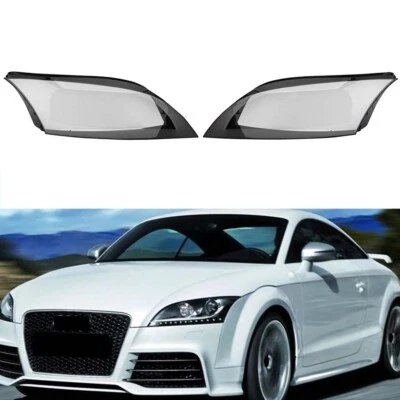 2x Front Headlight Headlamp Lens Shell Housing For Audi TT Roadster 2008-2014 - image 1 of 4