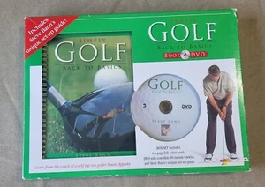 Golf Simply Back To Basics 64 Pg Libro a Colori DVD 50 Min Tutorial Steve Bann Coach - Foto 1 di 6