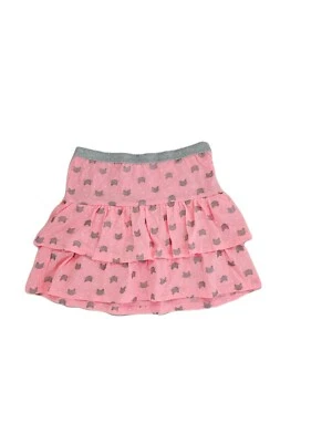 Freestyle Revolution Pink & Silver Gray  Kitty Cat Skirt Girls, Size 8 - Image 1 of 3
