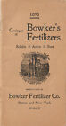 1898 Bowker Fertilizer Company Pocket Ledger / Catalogue Boston MA New York NY