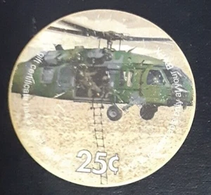 2nd Print 2L25 25 cents AAFES Pogs from 2003 printing Very Fine Condition - Picture 1 of 2