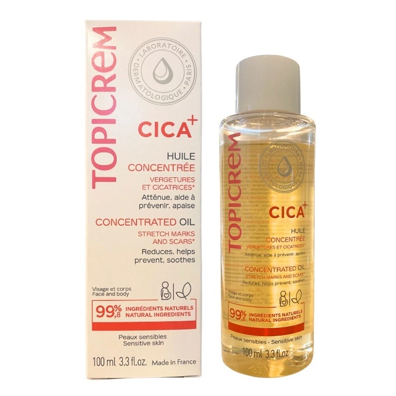 Aceite concentrado para estrías y cicatrices TOPICREM Cica+ 100 ml 3,3 oz exp.07/28 Foto 1 de 1