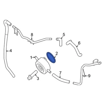 For Nissan Frontier 2005-2026 Nissan 21304JK20A Engine Oil Cooler O-Ring Foto 1 de 3