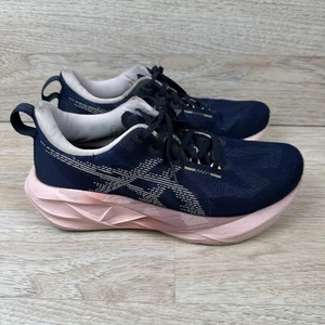 ASICS Women's Novablast 5 Running Shoes Size 8 Blue Pink - Picture 1 of 11