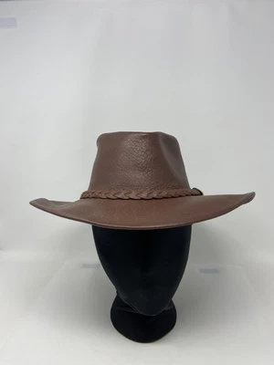 Sombrero de Vaquero Minnetonka Cuero Búfalo Americano Genuino Negro Talla: Pequeño Foto 1 de 4