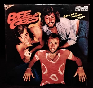 BEE GEES "GOTTA GET A MESSAGE TO YOU" (RARE U.K. VINYL / 1ST RL-1974) - Picture 1 of 10