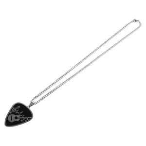 Collar de selección de guitarra: collar colgante de púa de acero inoxidable guitarra eléctrica - Imagen 1 de 12