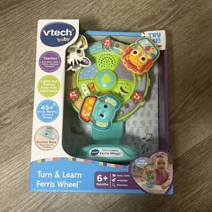 Vtech Baby Turn and Learn Ferris Wheel 6+ months 45+ songs Tiger, Elephant New - Picture 1 of 5