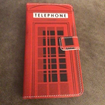 Telephone Box PU Leather Protective Flip Case Cover Wallet For Wiko Tommy3 Plus - Image 1 of 4