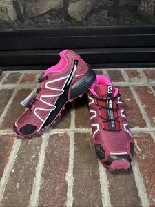 NWT Salomon Speed Cross 4 Women Size 5 / 36 EUR Mauve/Pink/Teal - Picture 1 of 20
