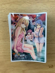 Sen no Kiseki Onsen Card Sleeves 65 Fogli, Accessori Gioco da Collezione Duty P - Foto 1 di 3
