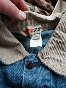 NUEVO ABRIGO CHAQUETA PARA HOMBRES Med abotonada trabajo tarea king granero lavado a la piedra - Imagen 1 de 10