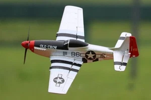 RC Airplane Aircraft Skynetic P-51D Mustang Old Crow Gyro 15.7" Wingspan RTF UK - Picture 1 of 9