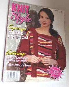 RARE - Knit 'N Style Magazine April 2005 Issue 136 - Imagen 1 de 1