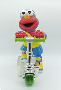 2000 Mattel Sesame Street Elmo Scooter Toy With Press And Go Action