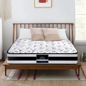 KING SIZE Tight Top Pocket Spring Mattress 24CM High-Density Ultra Firm Foam - Picture 1 of 9