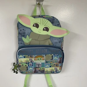 Zaino Yoda bambino Star Wars 2 tasche 2 porta borraccia nuovo con etichetta - Foto 1 di 7