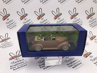 DIE CAST " LE CABRIOLET DES DUPONDT DU SCEPTRE D'OTTOKA " 1/43 ATLAS TINTIN - Immagine 1 di 2