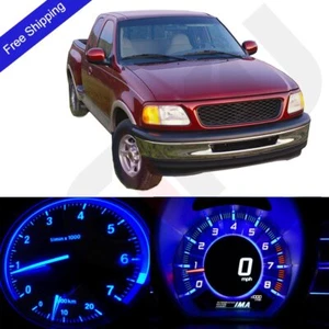Blue LED Dash Cluster Instrument +A/C Light Light Kit Fits 1997-1998 Ford F-150 - Picture 1 of 9