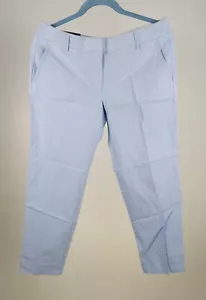 NEW J.CREW Women’s City Fit Skimmer Pants Light Blue Crop Slim Size 8 - Picture 1 of 7