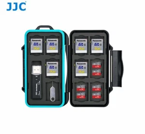 JJC MCR-STS30 Memory Card case for 10x SD 16x TF 2x Micro SIM 2x Nano SIM USB - Picture 1 of 8