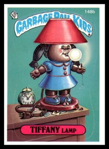 1986 de colección GPK cubo de basura para niños lámpara Tiffany 148b buscada espalda 2* - Imagen 1 de 2