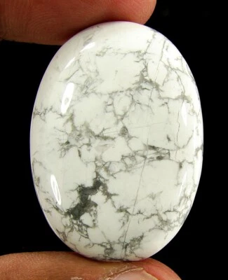 78.05 CT Natürlich Weißer Howlith Lose Edelstein Cabochon Wire Wrap Stein - - Bild 1 von 2