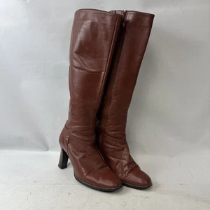 Cobbies Women’s 7.5 7 1/2 Tall Boots Vintage Zip Up Inside Lining Is Falling - Picture 1 of 13