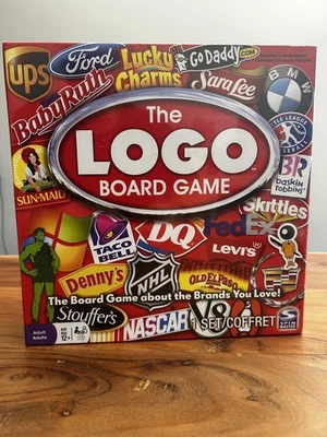 The Logo board game by Spin Master 2011 brands party game Adult 12+ SEALED - Image 1 of 4