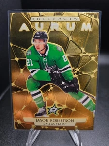 2025-26 UD Artifacts Hockey Jason Robertson Aurum Bounty Unscratched #9 - Picture 1 of 2