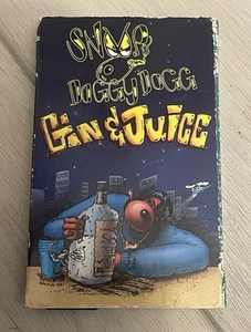 Snoop Doggy Dogg Gin and Juice Cassette Single Death Row Tape Pre-Owned - Picture 1 of 4