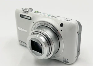 [Exc+5 wz/SD card] Nikon COOLPIX S6600 White 16.0MP Wi-Fi Compact Digital Camera - Picture 1 of 14