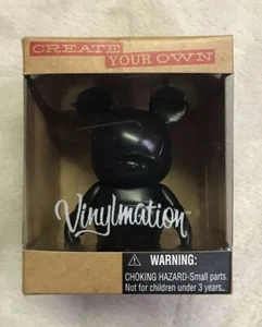 DISNEY VInylmation Park - 3" Create Your Own Figure - Black - New in Box - Set 1 - Picture 1 of 2